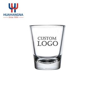 卸売りカスタムロゴ2オンス<span class=keywords><strong>50ml</strong></span>エスプレッソカップミニ厚再利用可能ワインウィスキー弾丸ショットグラス昇華用 - Product Image 1