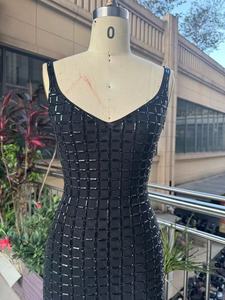 2025 nuevo vestido <span class=keywords><strong>de</strong></span> malla con cuentas <span class=keywords><strong>de</strong></span> lentejuelas elegante diseño <span class=keywords><strong>de</strong></span> cuello en V <span class=keywords><strong>para</strong></span> damas ocasiones especiales cena <span class=keywords><strong>cóctel</strong></span> cumpleaños vestido <span class=keywords><strong>de</strong></span> fiesta <span class=keywords><strong>de</strong></span> <span class=keywords><strong>noche</strong></span> - Product Image 6