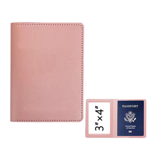 Vente en gros de couverture de <span class=keywords><strong>passeport</strong></span> en cuir PU avec logo personnalisé portefeuille de <span class=keywords><strong>voyage</strong></span> best seller avec fente pour carte porte-<span class=keywords><strong>passeport</strong></span> - Product Image 2