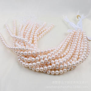 Collar de Perlas de Agua Dulce con Colgante de Elefante con Incrustaciones de Circonita, Estilo Dulce y Moderno de Zhuji, Joyería al por Mayor - Product Image 1