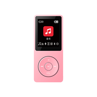 Lecteur MP3 X02, lecteur de musique MP3 de 1,8 pouce, baladeur portable, BT V5.4, enregistrement de livres électroniques, radio FM sportive, lecteur de musique
