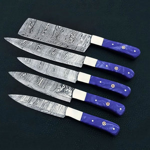 Juego de Cuchillos de Chef de Damasco de Alta Calidad en Grandes Cantidades, Juego de Cuchillos de Chef de Damasco de Material Duradero Más Vendido - Product Image 1