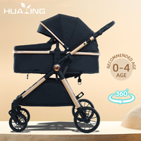 Poussette de luxe moderne haut de gamme pour nouveau-nés – Vente en gros