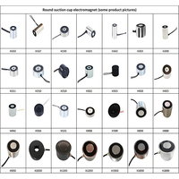 Aimant électromagnétique rond/anneau ultra-fin personnalisé, 12V/24V CC - 500N, auto-fixant, creux au centre, mini électro-aimant de levage