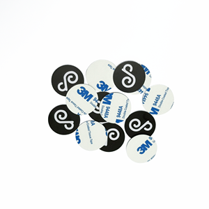 Tùy chỉnh <span class=keywords><strong>NFC</strong></span> 13.56MHz Token Vòng <span class=keywords><strong>PVC</strong></span> chống kim loại đồng xu <span class=keywords><strong>Tag</strong></span> 125Khz RFID đĩa thẻ đồng xu với dính Sticker - Product Image 5