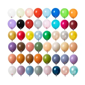 Vente en gros de mat perle rétro hélium noël mariage saint valentin joyeux anniversaire latex décorations de fête ballons