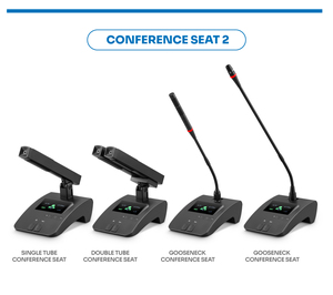 Oem không dây cổ ngỗng ngưng <span class=keywords><strong>Microphone</strong></span> cho máy tính để bàn bảng bục họp hội nghị Studio XLR Loại C kết nối kim loại - Product Image 6