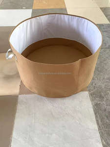 Pots en tissu de sol vivant avec poignées Barrière anti-humidité imperméable pour arbres - Product Image 5