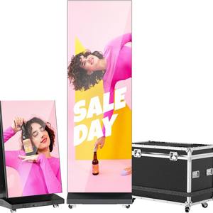 Écran d'affichage publicitaire LED portable pliable P2.5 pour magasin de détail, centre commercial et ascenseur - Product Image 3