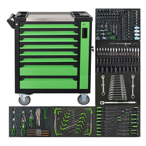 Armoire à outils robuste CE Factory, 200 pièces, ensembles de boîtes à outils pour mécaniciens automobiles, chariot de rangement, OEM personnalisé pour les ateliers, Herramientas - Product Image 1