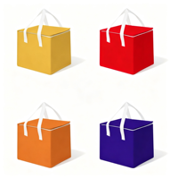 Sac isotherme octogonal grande capacité en non-tissé, sur mesure, résistant à l'eau, avec logo personnalisé, vente en gros