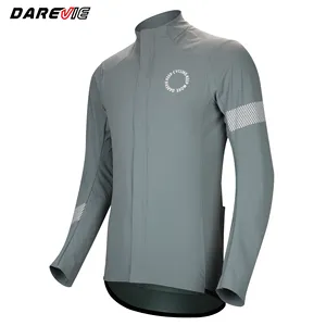 Darevie Veste de cyclisme unisexe réfléchissante légère et résistante à l'usure Veste de cyclisme imperméable et coupe-vent