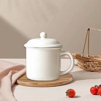 Mug en céramique personnalisable par sublimation, imitation émail, tasse à café, compatible lave-vaisselle et micro-ondes, vaisselle pour petit-déjeuner