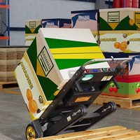 Chargement 400kg Machine à grimper électrique à chenilles automatique pour le déplacement de marchandises, camion pliant domestique
