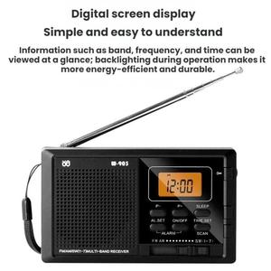 <span class=keywords><strong>Radio</strong></span> numérique FM portable personnalisée, large gamme <span class=keywords><strong>de</strong></span> chaînes, haut-parleur intégré, batterie, écran LCD large, <span class=keywords><strong>radio</strong></span> Internet - Product Image 3