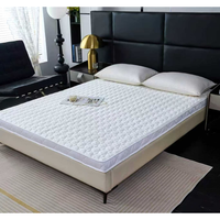 Surmatelas en mousse à mémoire de forme de luxe King Size, doux, lavable en machine, blanc, protège-matelas, housse de matelas à poche profonde