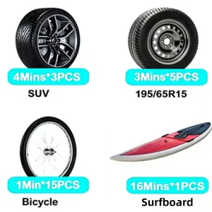 Nuevo Inflador <span class=keywords><strong>de</strong></span> Neumáticos Portátil, Compresor OEM para Bicicleta y Auto <span class=keywords><strong>con</strong></span> Pantalla LED, Lámpara y Banco <span class=keywords><strong>de</strong></span> Energía, Bomba <span class=keywords><strong>de</strong></span> Aire para Motocicleta, Bicicleta y Balones - Product Image 2