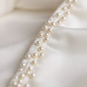 Perle di Seta 8mm 80G Bianche per Decorazione di Abiti - Product Image 2