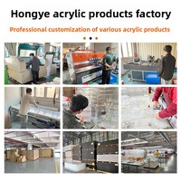Acrylique transparent personnalisé avec différentes formes et impression de logo, fabriqué en Chine (JIA)