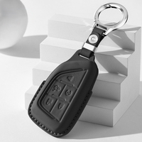 Funda de Cuero para Llaves de Auto, Resistente a Caídas y al Desgaste, Apta para Cadillac XT5, Personalización de Accesorios Automotrices Disponible