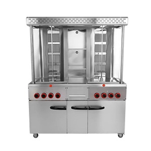 Thickened Shell LPG Gas Vertical Kebab Roaster Rotary <b>Toaster</b> <b>Oven</b> - Product Image 1