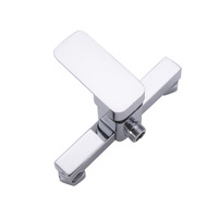 Robinet de Douche en Céramique avec Noyau de Valve, Mélangeur Chaud/Froid pour Salle de Bain, Chauffe-Eau Solaire, Baignoire, Pommeau de Douche, Robinet Mitigeur