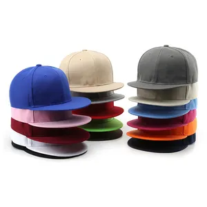 OEM ODM Customized Flat Brim Personalizada Women Blank 6 Panel Gorra Snapback Hip Hop Hats For Men Wholesale