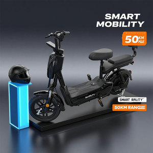 Vélo électrique adulte 500W/350W avec cadre en acier au carbone, écran numérique, autonomie de 50 km, nouveau modèle - Product Image 2