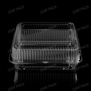 Contenitori Trasparenti per Asporto Fast Food, Imballaggio Alimentare all'Ingrosso, Scatole in Plastica PET Trasparente per Hamburger - Product Image 4