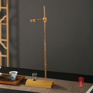 Yunfei Bamboo Flower Vase Hydroponic Vase Floral Art Tea Room Desktop Ornament Asian Zen Style Natural Material Decorative - Product Image 2