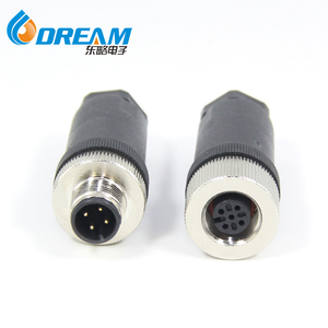 O SONHO START M12 B Wireable impermeável do campo codificado 5 conjunto plástico reto do conector fêmea do Pin - Product Image 1