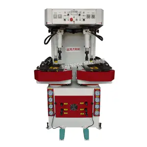 Hydraulic Two Stations Shoe Sole Attaching Pressing Machine Sport Shoe Attaching Machine for shoe making