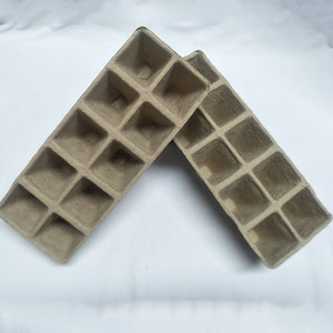 P488 Vasi e Contenitori Biodegradabili Monouso in Polpa Modellata per Semenzai, Vassoi Rettangolari in Polpa per Piantine - Product Image 3