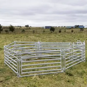 Panneaux de bétail de bétail de qualité supérieure à 6 rails