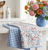 Essuie-tout en microfibre à séchage rapide, motif gaufré, personnalisé, imprimé sur mesure, pour la cuisine et le nettoyage domestique