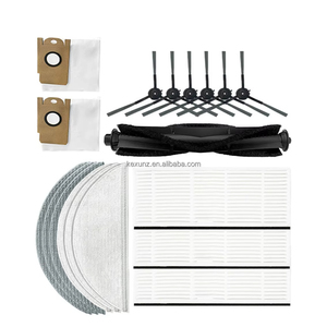 Compatible con <span class=keywords><strong>Xiaomi</strong></span> Lydsto <span class=keywords><strong>R1</strong></span> STYTJOX / R1A / <span class=keywords><strong>R1</strong></span> <span class=keywords><strong>Pro</strong></span> / S1 Filtro de cepillo lateral principal bolsa de polvo paño de mopa accesorio de trapo pieza de repuesto - Product Image 1