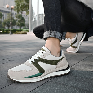 New Layer Cowhide Men's Casual Shoes - Breathable <b>Leather</b> Men's Casual <b>Sneakers</b> - Versatile Design - Product Image 6