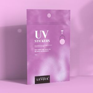 Private Label Erinnerung mit <span class=keywords><strong>SPF</strong></span> Sensing Technology Schützen Sie Haut-UV-<span class=keywords><strong>Tester</strong></span>-Aufkleber - Product Image 1