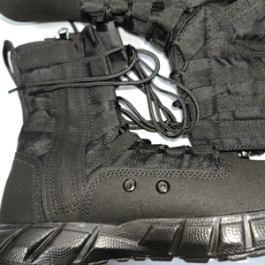 Botas de desierto ultraligeras HKSF TSB01 negras con cremallera lateral en negro, marrón, caqui y verde. - Product Image 2