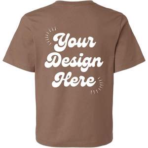 Bella 6110, camiseta de peso pesado con estampado personalizado para mujer, longitud perfecta, transpirable, tallas XXS y XS, versión ajustada - Product Image 2