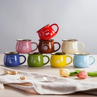Tasse à café en céramique personnalisée de style nordique, 8 oz, mini, mignonne, pour expresso et lait