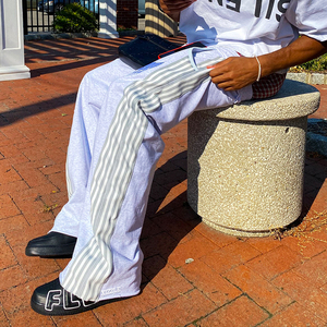 <span class=keywords><strong>Pantaloni</strong></span> della <span class=keywords><strong>tuta</strong></span> di spugna francese personalizzati <span class=keywords><strong>con</strong></span> logo grigio <span class=keywords><strong>pantaloni</strong></span> larghi da Jogger elasticizzati <span class=keywords><strong>pantaloni</strong></span> della <span class=keywords><strong>tuta</strong></span> larghi da uomo - Product Image 3