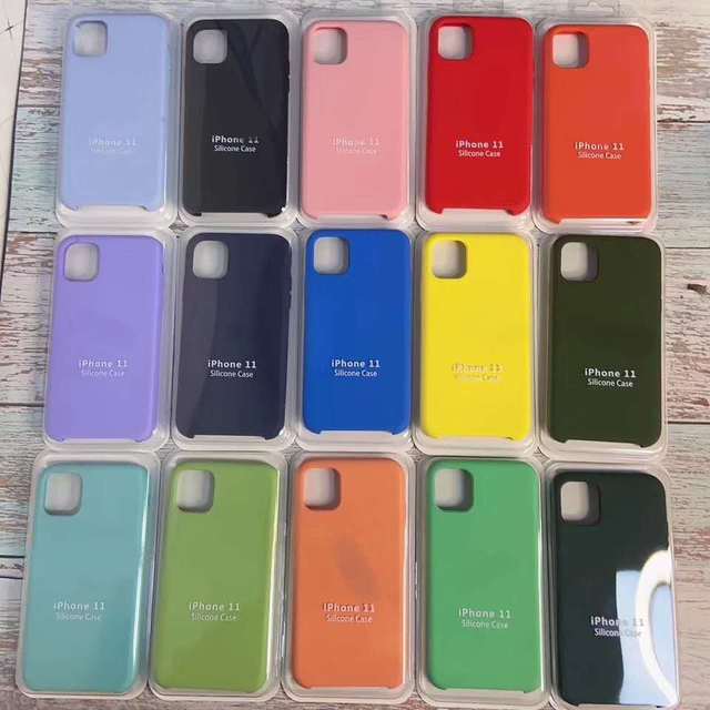 Silicone Phone Case for Apple Iphone 11 12 13 14 15 16 Pro Max Mini 7 8 X Xs 17Air Shockproof Case Cover Factory Wholesale