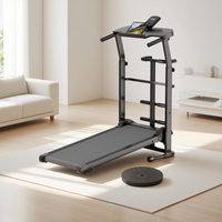 Cinta de correr mecánica para el hogar al por mayor, máquina para correr con pantalla para caminar, cinta de correr mecánica