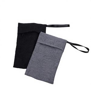 Bolsa de Regalo con Cordón de Malla de Nailon Orgánico Tejido con Logotipo Personalizado, para Guardar Jabón, con Propiedades Exfoliantes y de Secado Rápido - Product Image 1