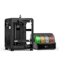 Imprimante 3D Creality K2 SE Combo 220x215x245mm, impression CFS 16 couleurs, 500mm/s, CoreXY, nivellement automatique pour PLA, PETG, TPU