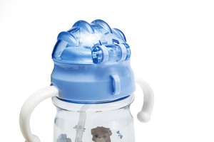Libre de BPA de doble uso botella de agua potable botella 450ML lindo botella de alimentación de gran calibre multifuncional de la botella de leche del bebé - Product Image 5