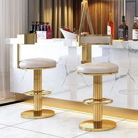 Tabouret de Bar de luxe Simple, pour réception, haut de gamme, Simple, tabouret Post-moderne, pour la maison,