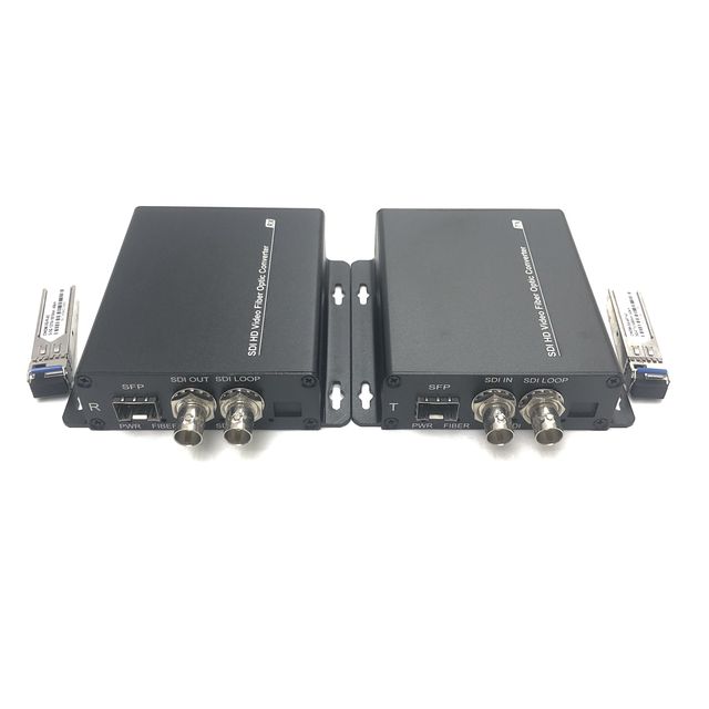SDI to Fibre Optical converter audio video Fiber Optic Converter cctv video 3G 1080P hd-sdi video transmitter and receiver