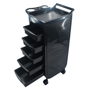 Carrito <span class=keywords><strong>de</strong></span> Peluquerí<span class=keywords><strong>a</strong></span> Profesional con Ruedas, Carrito <span class=keywords><strong>de</strong></span> Almacenamiento <span class=keywords><strong>de</strong></span> 5 Niveles para Herramientas <span class=keywords><strong>de</strong></span> Peluquerí<span class=keywords><strong>a</strong></span>, Tintes y Permanentes, Desmontable - Product Image 2